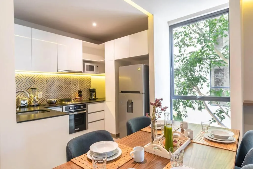 Kaab At The Park*Wifi150 Mbit* A/C,Pool Apartment Playa del Carmen